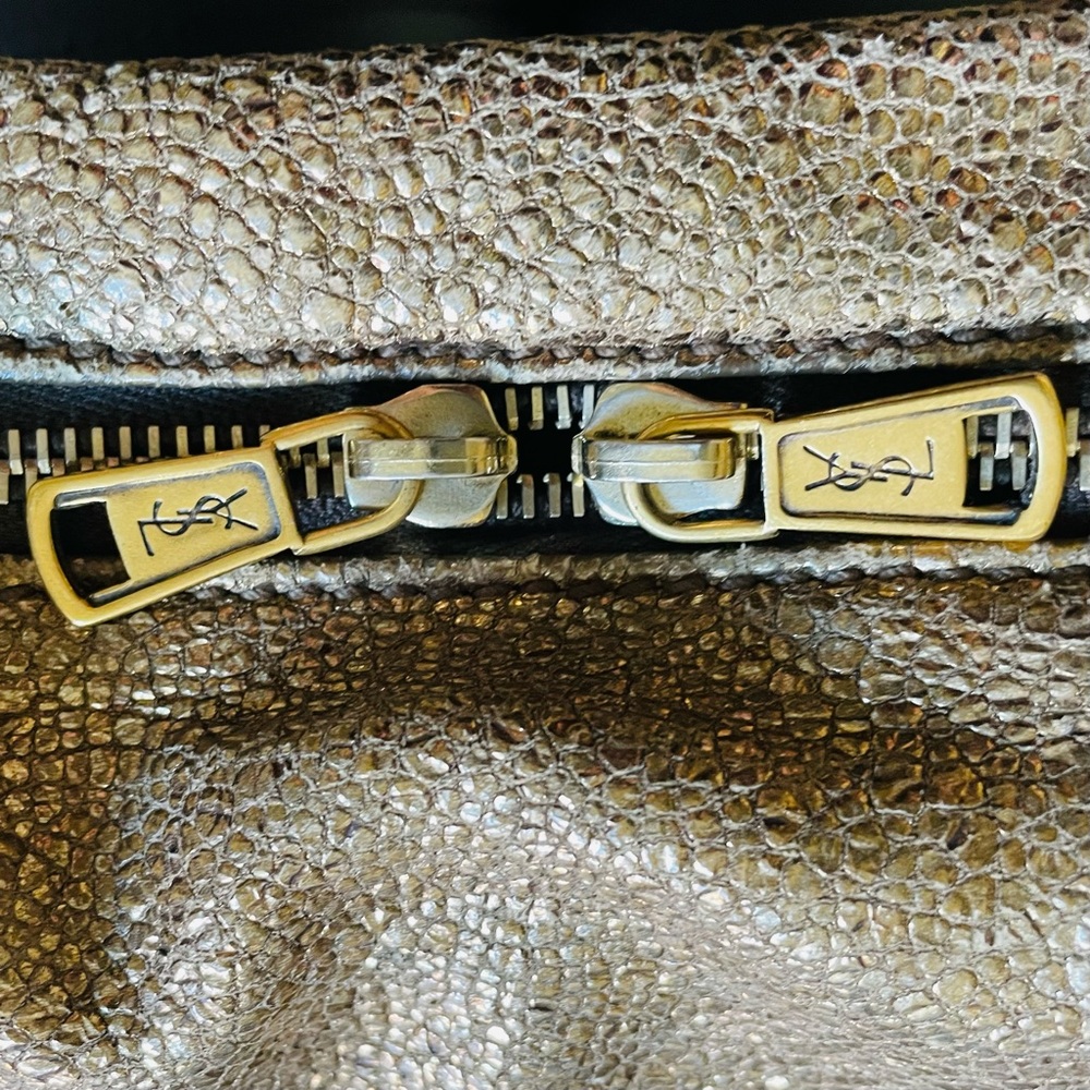 Yves Saint Laurent Gold Volcano Easy Tote Bag - Picture 4 of 12